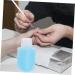 FRCOLOR Specialized Mesa Para U as Acr licas Nail Polish Remover Dispenser Press Bottle Nail Oil Alcohol Pump Bottle Dispenser Makeup Remover Dispenser Square Manicure Tools 6x5x13cm Blue - Buy Online on GoSupps.com