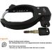 Nean Bicycle Lock - Frame Lock with Chain Ring & Rim Lock Black 5.5 x 900 mm | Secure Your Bike Internationally - Buy Online on GoSupps.com