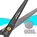 The Cut Factory Barber Hair Scissors 6.5 Inches - Professional Stainless Steel Hair Cutting Scissors with Razor Edge Blades for Salon & Personal Use (Black) - Buy Online on GoSupps.com