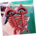 Fomiyes Fishing Bones Shaped Massager - Creative Wooden Gua Sha Ridge Comb for Scalp & Body Massage - Rosewood Meridian Relief - Buy Online on GoSupps.com