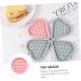 Milisten 3pcs Mold Cookie Silicone Muffin Pan Fondant Waffle Baking Pan Chocolate Chip Waffles Cajas para Con Chocolate Jelly Waffle Maker Mould Bakeware Silica Gel Round 12X11X1.6CM Random Color - Buy Online on GoSupps.com