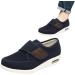 Men's Diabetic Slippers - Extra Wide Orthopedic Walking Shoes for Swollen Feet - Blue - Buy Online on GoSupps.com