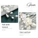 Flower Bride Wedding Hair Comb with Pearl - Leaf Hair Accessories for Women/Girls (A-silver) - Buy Online on GoSupps.com