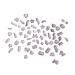FEIlei 200Pcs Flat Bottom Resin Nail Art Decorations Rhinestone Manicure Nail Charms