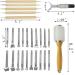 BANYOUR 20PCS Leather Stamping Set for DIY Saddle Making & Craft Stamps - Leather Carving Tools & Hammer - Buy Online on GoSupps.com