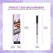 ZukZythepsor 2in1 Eyebrow Pencil Water Resistant 4 Micro Tips Realistic 3D Microblading Effect 05Black - Buy Online on GoSupps.com