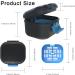 BVN Leakproof Denture Cup Upgraded Carrying Storage Denture Cup for Soaking Dentures Denture Bath Box with Filter Travel Retainer Cleaning Case (Black+Blue). - Buy Online on GoSupps.com