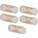 5pcs Washable Reusable Menstrual Pads - Super Absorbent & Breathable Cotton - Skin Color M - Buy Online on GoSupps.com