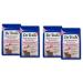 Dr Teal's Epsom Salt Soaking Solution Restore & Replenish Pink Himalayan Mineral Soak 4 Count - 3lb Bags 12lbs Total (Packaging May Vary)
