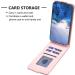 Luxury Pink Leather Case for iPhone X/XS | Foldable Magnet Card Compartment | VQWQ 5.8 Protective Cover - Buy Online on GoSupps.com