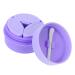 Ipetboom 1 Set Cream Box Makeup Container Molde De Para Resina Silicone Containers Leakproof Cosmetic Jar Travel Containers Silicone Cream Jar Travel Size Little Cream Purple Silica Gel 6.5X6.5X4.5CM Purple