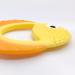 Golden Fish Baby Teething Toy - Food Grade Silicone Teether Ring for Babies 0-12 Months | Soft-Textured Infant Toy for Teething Relief & Brain Development - Buy Online on GoSupps.com