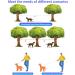 Loqatidis 3-in-1 Dog Leash | 50/100ft Portable Trolley System for Training & Outdoor Adventures | Reflective Rope for Camping & Parks | Perfect for 2 Dogs - Orange - Buy Online on GoSupps.com