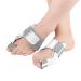 Alinzo Bunion Corrector for women and men-Bunion Relief Protector Sleeves non-surgical hallux valgus correction big toe separator pat (gray)