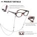 EYEURL Cat Eye Reading Glasses for Women - 3 Pack Blue Light Blocking Eyeglasses Lightweight Anti Eyestrain Readers - 2.00 Black/Clear/Tortoise - Buy Online on GoSupps.com