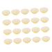 Homsfou 50 pieces Wachpapierbecher House accessories for at home Wax warmers for fragrance wax fragrance warmer Wachpaper inserts Wach tops for candles Home air -coated pet -coated yellow 9x9x8cm