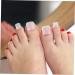 ERINGOGO 100 Pcs Square Toe Nail Forms Clear Full Cover - Buy Online on GoSupps.com