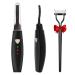 Heated Eyelash Curler, Electric Eyelash Curlers - Rechargeable Lash Curler with Eyelash Comb, Long-Lasting Eye Lashes Curlers, Quick Natural Curling Lash Lift Kit for Women Girls Makeup (Black)