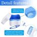 Buy Denture Care Kit: 2 Tooth Plaster Boxes & Toothbrushes for Adults | Clean & Store Your Dentures | Fast International Shipping - Buy Online on GoSupps.com
