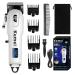 KEMEI Trimmer Electric Beard Trimmers for Men Cordless Small Beard/Hair Clipper Kit Rechargeable Detailer Trimmer with LED Display KM-232