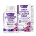 28-in-1 Liver Cleanse Detox & Repair Fatty Liver Formula - Milk Thistle Silymarin, Artichoke Extract, Dandelion & Apple Cider Vinegar - Liver Health Supplement Support Pills - Vegan Capsules 60 Count (Pack of 1)