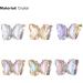 SANWOOD Shiny Butterfly Nail Ornament | 3D Crystal Colorful Foil Paint Decorations for DIY Manicure Nail Art #04 - International Shipping Available - Buy Online on GoSupps.com