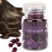Capsules for hair care Hair Treatment Serum  improves dryness and frizz effect Hair care Vitamin capsules Moisturizing anti-frizz Repair of hair damage Essential Oil Conditioner for Women &(Purple)