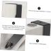 Generic 4 Pcs Door Hook Wall Mounted Clothes Hanger Wall Hanger Over Door Towel Bar Black Stainless Steel - Buy Online on GoSupps.com
