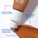 3ina Tinted Moisturizer SPF 30 - Warm Braun BB Cream - Hydrating Vegan Face Cream with Hyaluronic Acid - Buildable Foundation - Cruelty-Free International Shipping - Buy Online on GoSupps.com