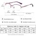 Zukky Anti-Blue Light Glasses for Women Oval Metal Neck Frame Purple 2.5x - Exquisite Computer Reading Glasses AM23 - Buy Online on GoSupps.com