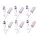 Healvian 6pcs Empty Eyelashes Eyeliner Tubes Empty Bulk Liquid Bottle Storage Mascara Tube Makeup Purple Abs 1 g (Pack of 1) Purple