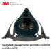 3M Rugged Comfort Half Facepiece Reusable Respirator 6502/49489 - Medium, with Cool Flow Valve for Welding, Sanding, Cleaning, Grinding, and Machine Operations - Buy Online on GoSupps.com