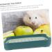 COLLBATH 2pcs Box Rabbit Toilet Cage Small Animal Litter Cage - Fall Bunny Potty Hamster Bedding Pp 27X18.8X4CM As Shown 3 - Buy Online on GoSupps.com