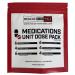 MEDICATIONS Unit DOSE Pack by RESCUE ESSENTIALS