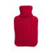 Large hot water bottle Heat bottle covers Hot compress container for hot water bottles Foot warmers Cover Warbutel Knitting Knit Covering Autumn and Winter Handw lmer Man red