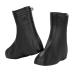 Proof shoe covering silicone 100% waterproof overshoes non-slip rain overcoat shoes ideal as a shoes bike & motorcycle against rain and wet 39-43 black