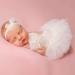 M&G House White Lace Newborn Photography Outfits Girl Newborn Photography Props Pearl Lace Rompers Newborn Girl Lace Romper Photoshoot Outfits Halloween (Short Sleeve, White, 0-2Months) 01 White, Short Sleeve(0-2 months)