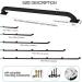 Stair Handrail for Walls Indoor Outdoor Staircase Banister Railing Support Rod with Wrought Iron Brackets and Metal Screws Black Square Tube Safety Hand Rail (Size : 15ft/450cm) 13.1ft/400cm - Buy Online on GoSupps.com