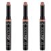 Essence the Slim Stick lipstick No. 102 nude long -lasting nourishing express results color -intensive matt vegan without perfume without alcohol without parabens 3 -pack (3x1.7g) 1.7 g (3 Pack) 102 over theNude