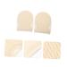 JEWEDECO 2pc Cotton Linen Bath Towel & Body Scrubber Set - Exfoliating Glove, Loofah Sponge, Shower Scrubber for Bathing - Buy Online on GoSupps.com