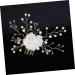 Beaupretty Wedding Headpiece headpiece for bride pearl headpiece rhinestone hair clips bridal hair clip pearl hair barrettes rhinestone barrettes Pearl Hair Comb banquet hair - Buy Online on GoSupps.com