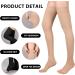 Thigh High Compression Stockings 20-30mmHg for Women & Men - Toeless Medical Compression Socks (Beige Size L) - Shop Now - Buy Online on GoSupps.com