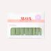 Avoa Beauty Nail Film - Its a Match (A)! | Pastel Olive Green Monochrome Design | 16 Long-Lasting Self-Adhesive Nail Wraps - Buy Online on GoSupps.com