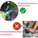 2lb Sledge Hammer & Flat Chisel with Hand Protection + Gloves - Ideal for Tile, Rock, Masonry, Concrete & Brick - Anti-Slip Handled Small Drilling Hammer - Green - Buy Online on GoSupps.com