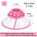 Adjustable Lightweight Pet Cone 5.7-8 Inches - Vivifying Elizabethan Collar for Small Dogs, Cats (Pink) - Size M - Buy Online on GoSupps.com
