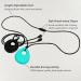 Sensory Chew Silicone Teething Necklace for Baby & Mom | Autism SPD ADHD Anxiety Nursing Biting | Oral Motor Teether Toy for Babies - Buy Online on GoSupps.com