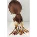 Set of 3 Handmade Boho Hippie Hair Rope Hair Band Headbands Head Wrap Elastics Feather Hair Tie Ponytail Holders Headdress Hair Accessories for Women Lady Girls (Brown) - Buy Online on GoSupps.com