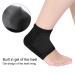 Toothless Moisturizing Heel Sleeves | Comfortable Foot Care Socks | Black for Foot Fatigue Relief - Buy Online on GoSupps.com