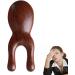 Brown Wood Facial Massage Device | Ergonomic Portable Massager for Smooth Skin - Natural Wood Tool for Face Nose Ear & Mouth Massage - Buy Online on GoSupps.com