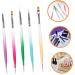 Healeved 2 Sets Nail Pen Brush Nail Art Diy Tool Manicure Pen Portable Nail Dotting Pen Nail Dotting Pens Nail Gel Pens Polymer Clay Charms for Nails Nail Tools Painting Pen Nylon Carved - Buy Online on GoSupps.com